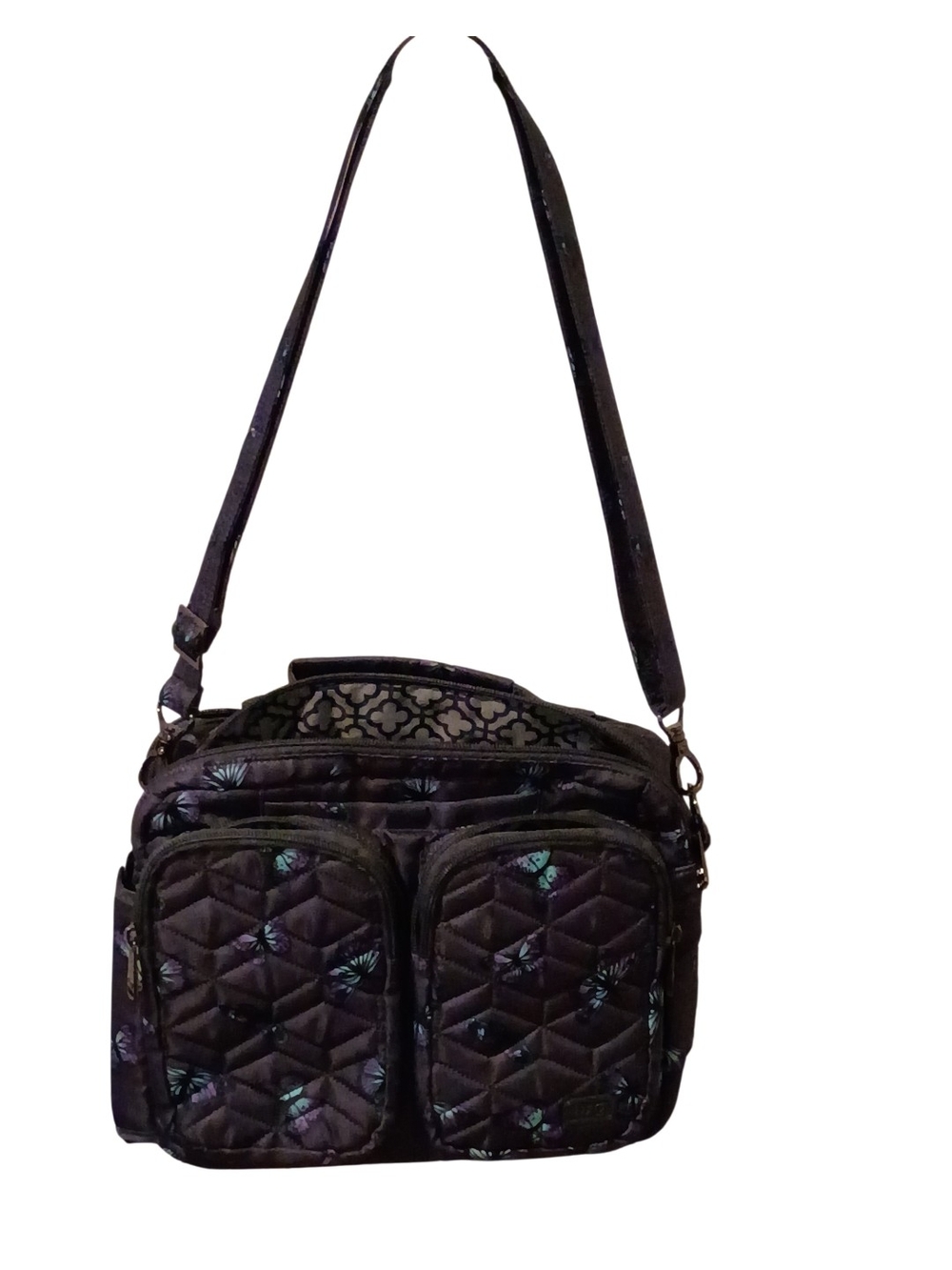Lug Women's Crossbody bags - Gray  Crossbody Bag Butterfly Print Purple